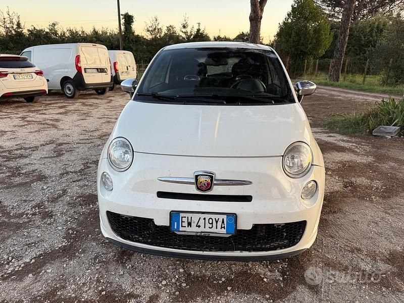 Usata Abarth 500 Custom 140 CV (102 kW) 2014 Bianco Berlina