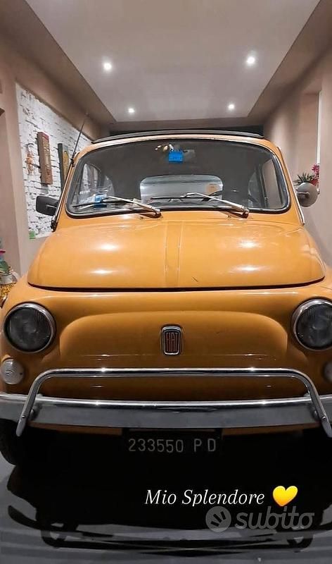 Usata Fiat 500 1960 Giallo Utilitaria