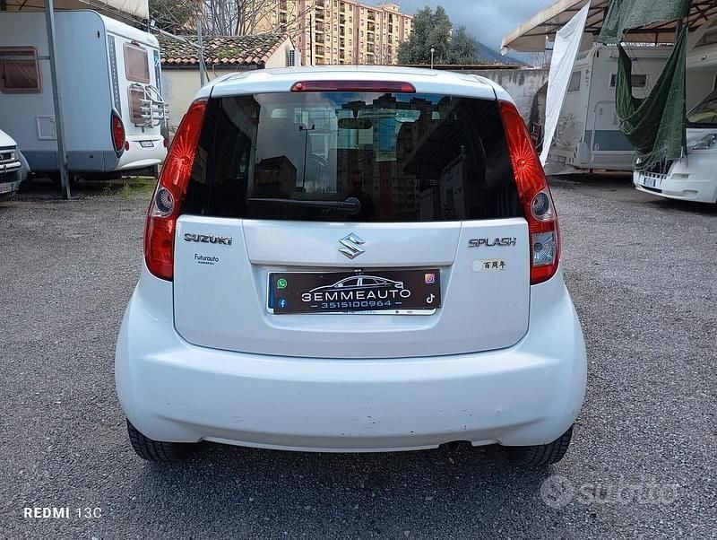 Usata Suzuki Splash 85 CV (62 kW) 2009 Bianco Utilitaria
