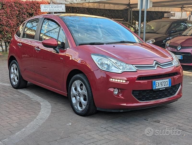Usata Citroën C3 PureTech 81 CV (59 kW) 2014 Rosso Berlina