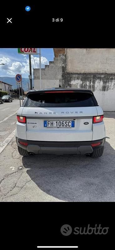 Usata Land Rover Range Rover evoque Prestige 150 CV (110 kW) 2017 Bianco SUV