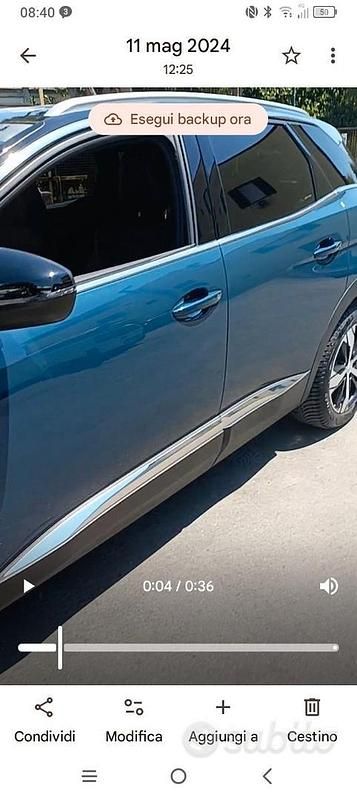 Usata Peugeot 3008 GTi 131 CV (96 kW) 2022 Blu Berlina