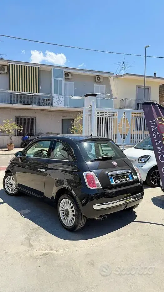 Usata Fiat 500 Lounge 69 CV (50 kW) 2013 Nero Berlina