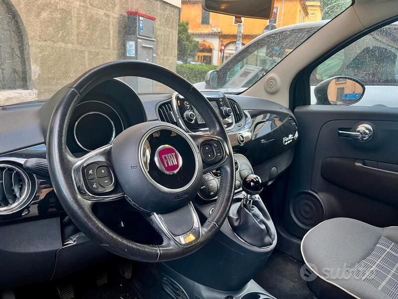 Usata Fiat 500 69 CV (50 kW) 2016 Nero Cabrio