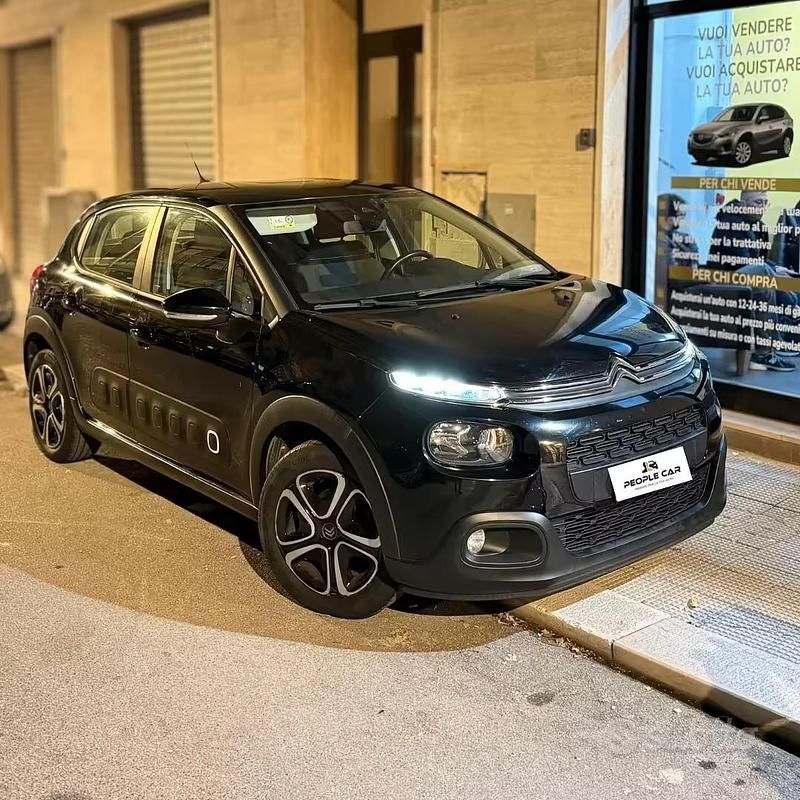 Usata Citroën C3 PureTech 82 CV (60 kW) 2019 Nero Utilitaria
