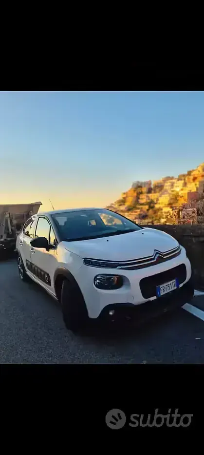 Usata Citroën C3 83 CV (61 kW) 2018 Bianco Utilitaria