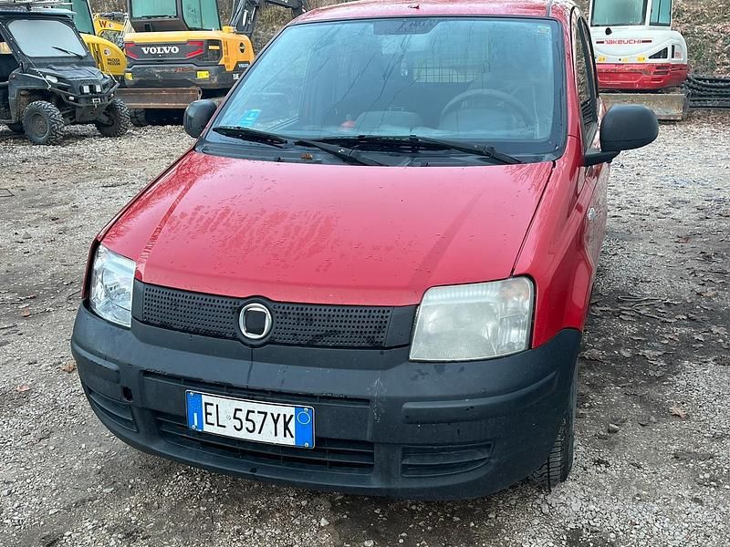 Usata Fiat Panda 2012 Rosso Furgone