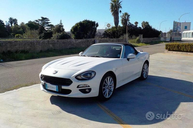 Usata Fiat 124 Spider Lusso 2016 Bianco Cabrio