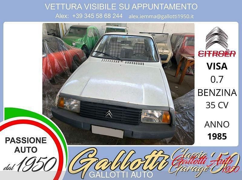 Usata Citroën Visa 34 CV (25 kW) 1985 Bianco Berlina