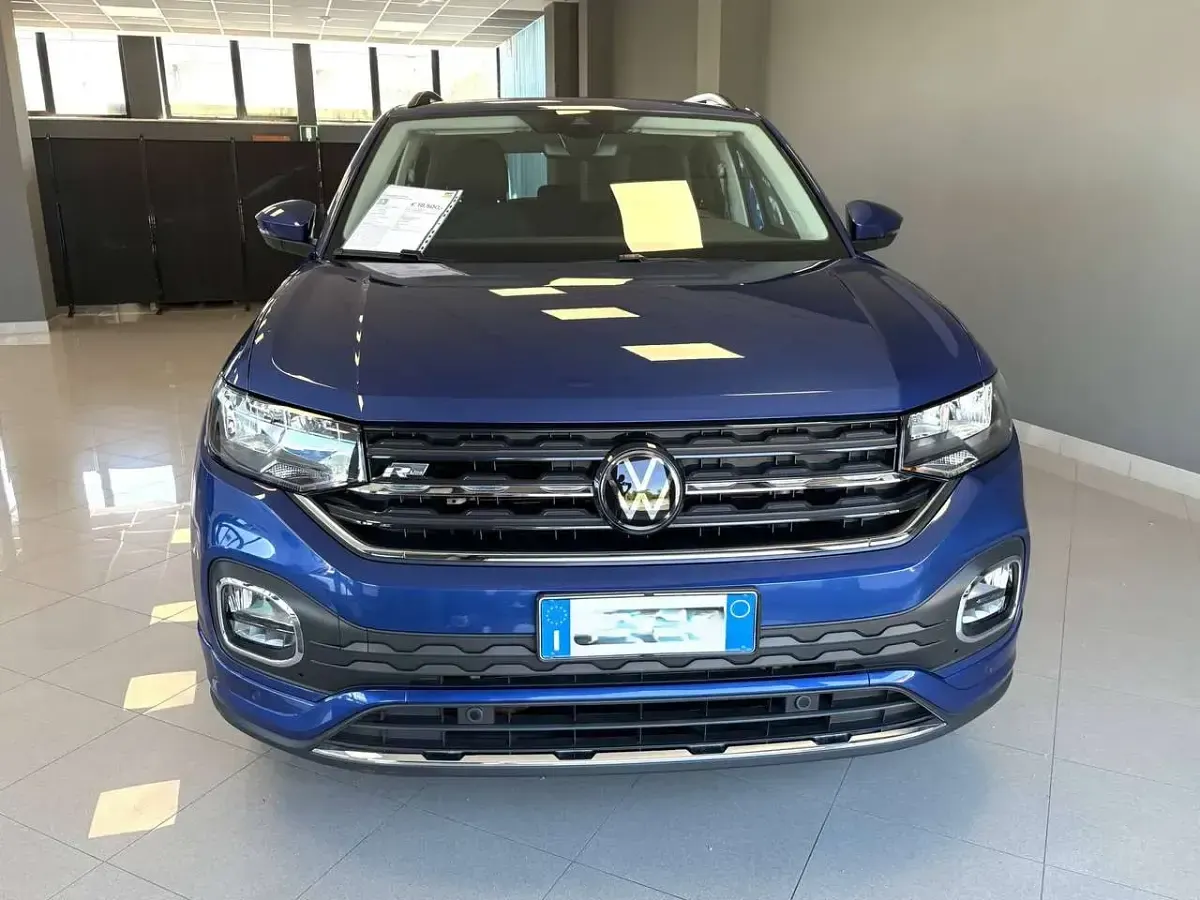 Usata VW T-Cross Sportline 95 CV (69 kW) 2022 Blu/azzurro SUV