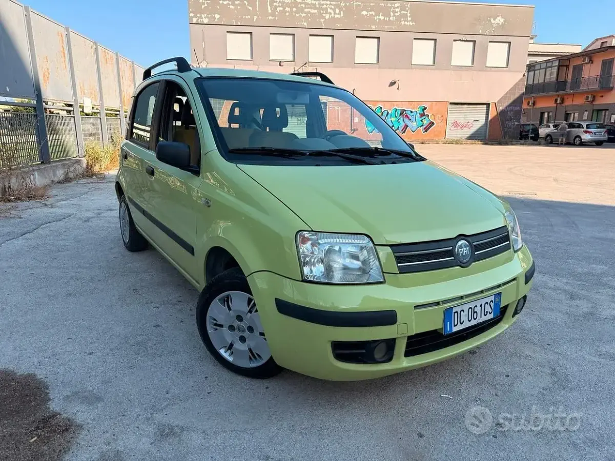 Usata Fiat Panda Dynamic 60 CV (44 kW) 2007 Verde Utilitaria