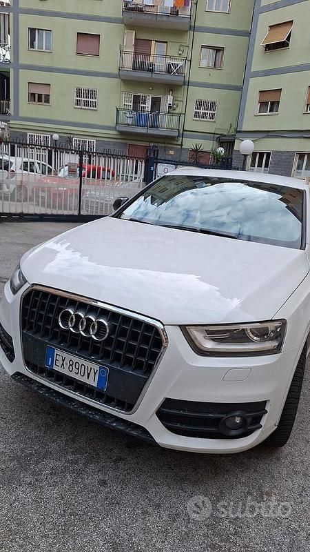 Usata Audi Q3 S-Line 140 CV (102 kW) 2015 Bianco SUV