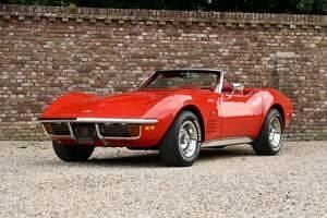Usata Chevrolet Corvette Stingray 258 CV (189 kW) 1970 Rosso Cabrio