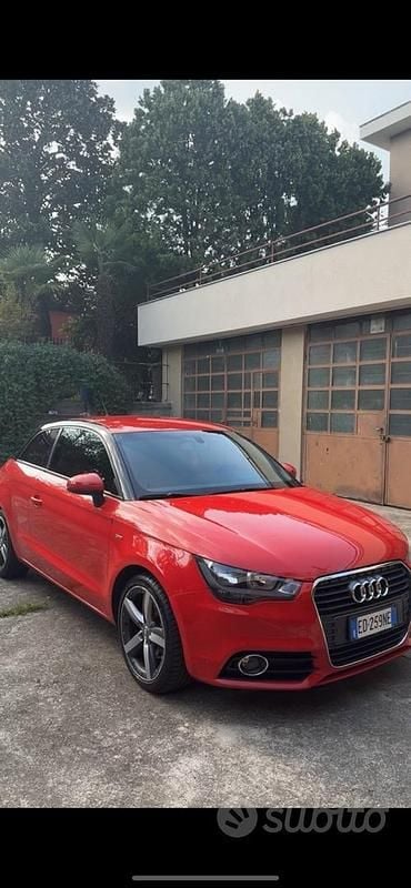 Usata Audi A1 S-Line 122 CV (89 kW) 2010 Rosso Utilitaria