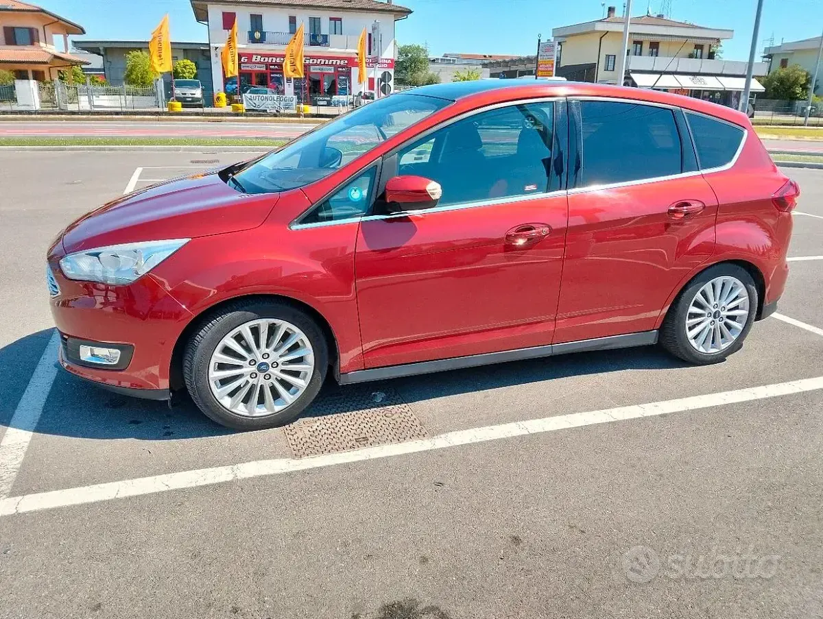 Usata Ford C-MAX 120 CV (88 kW) 2015 Rosso Monovolume