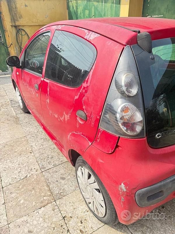 Usata Citroën C1 2007 Rosso Utilitaria