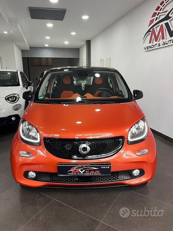 Usata Smart ForFour Passion 90 CV (66 kW) 2018 Arancione Utilitaria