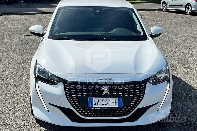 Usata Peugeot 208 Active 75 CV (55 kW) 2020 Bianco Utilitaria