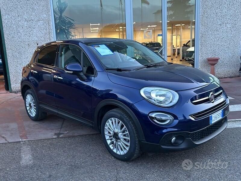 Usata Fiat 500X Connect 130 CV (95 kW) 2022 Blu SUV