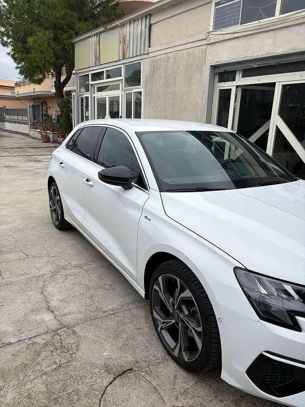 Usata Audi A3 Advanced 150 CV (110 kW) 2021 Bianco Berlina