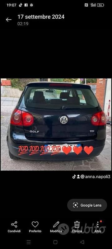 Usata VW Golf IV 2005 Nero Berlina