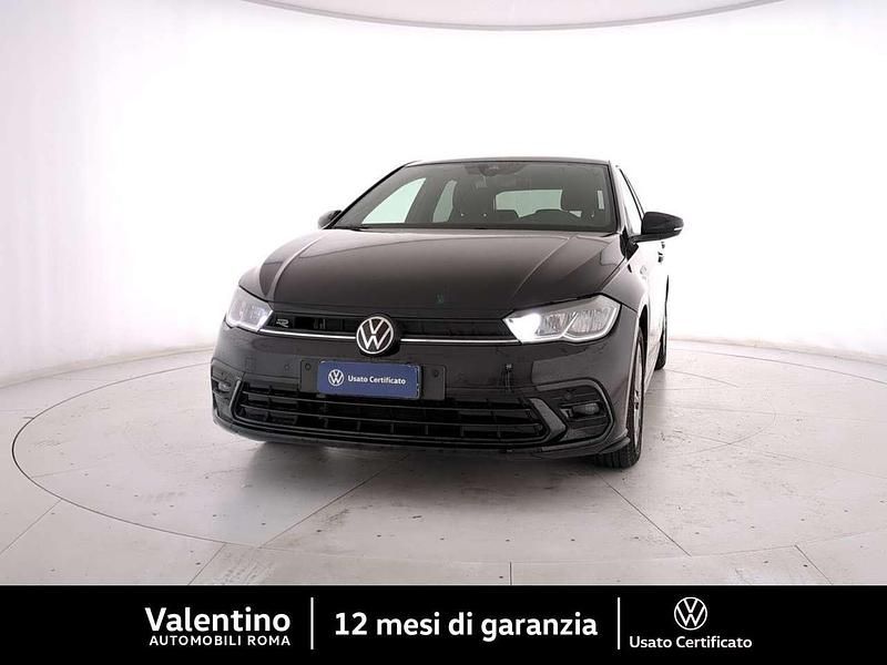 Usata VW Polo R-line 95 CV (69 kW) 2023 Nero Berlina