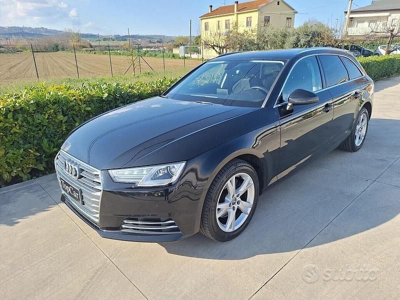 Usata Audi A4 S-Line 150 CV (110 kW) 2018 Nero Station wagon