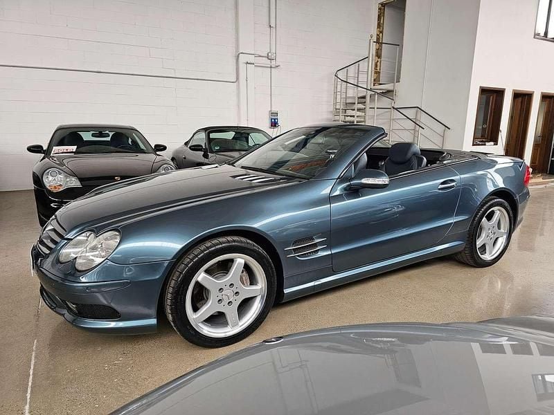 Usata Mercedes SL500 AMG 306 CV (225 kW) 2001 Blu/azzurro Cabrio