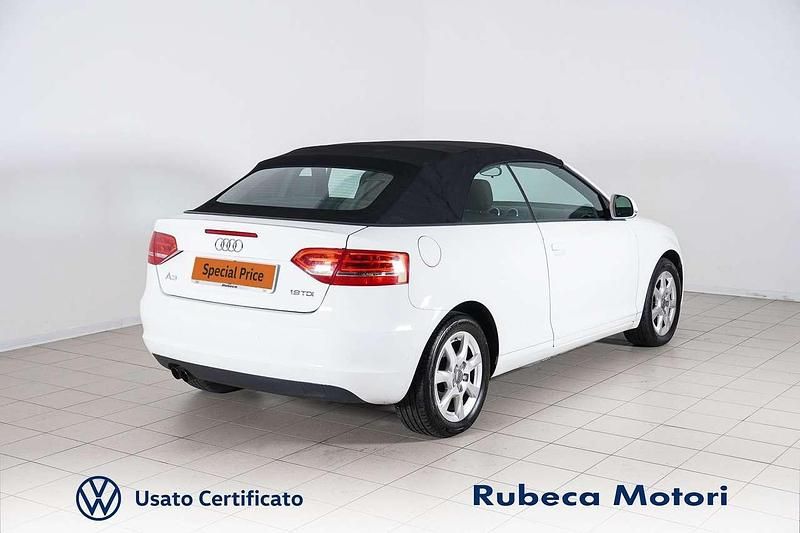 Usata Audi A3 Cabriolet Attraction 105 CV (77 kW) 2008 Bianco Cabrio