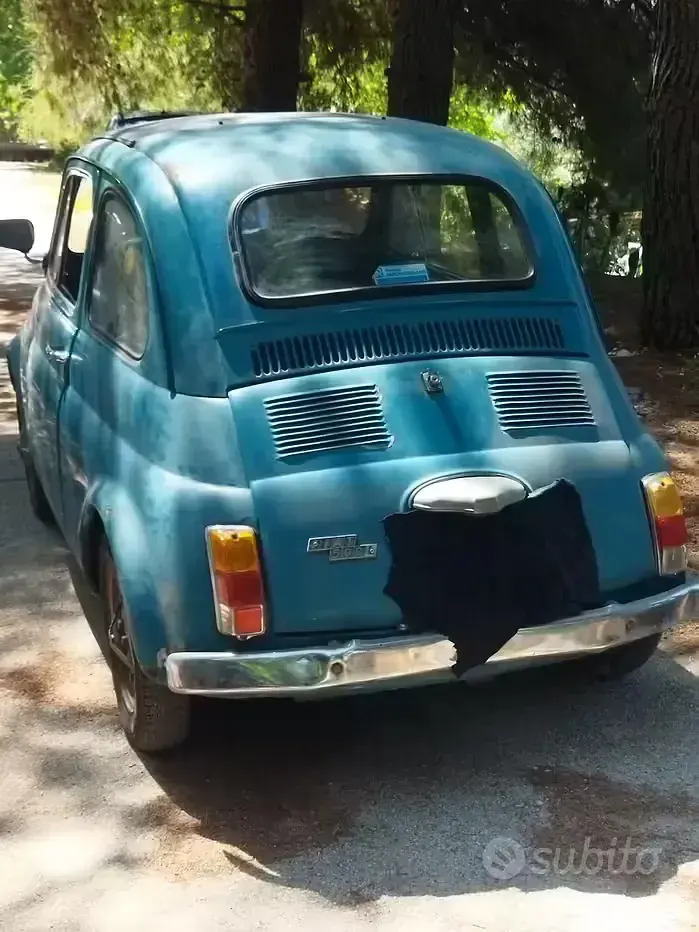 Usata Fiat 500 1970 Bluazzurro Utilitaria