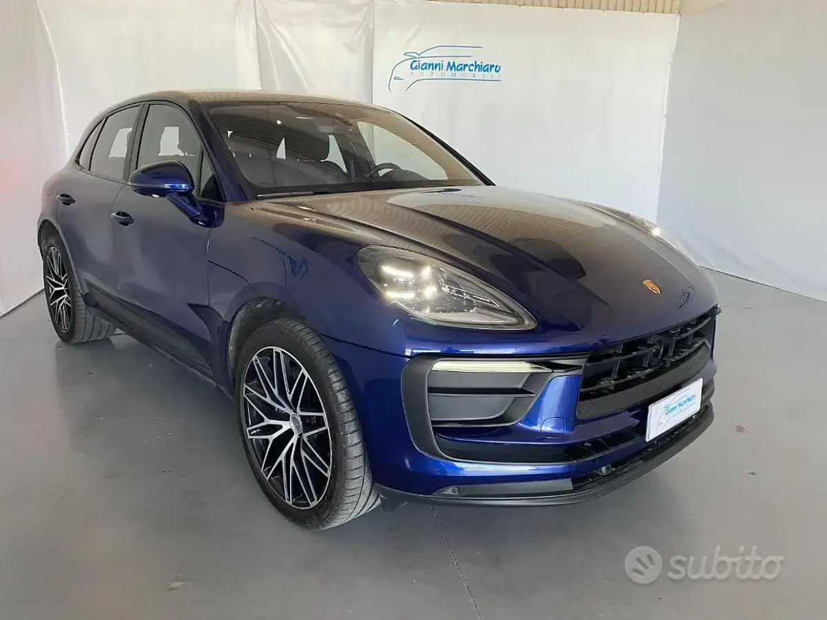 Usata Porsche Macan Sport 265 CV (194 kW) 2022 Blu SUV