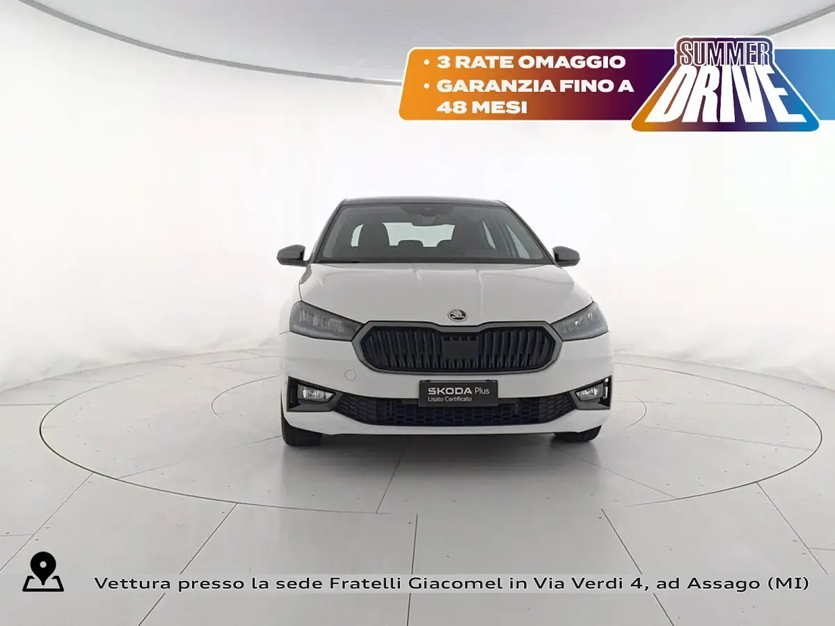 Usata Skoda Fabia Style 80 CV (58 kW) 2023 Bianco magnolia grigio graphite metalliz Utilitaria
