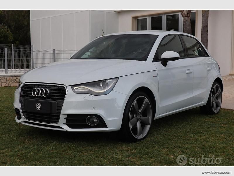 Usata Audi A1 S-Line 90 CV (66 kW) 2014 Bianco Utilitaria