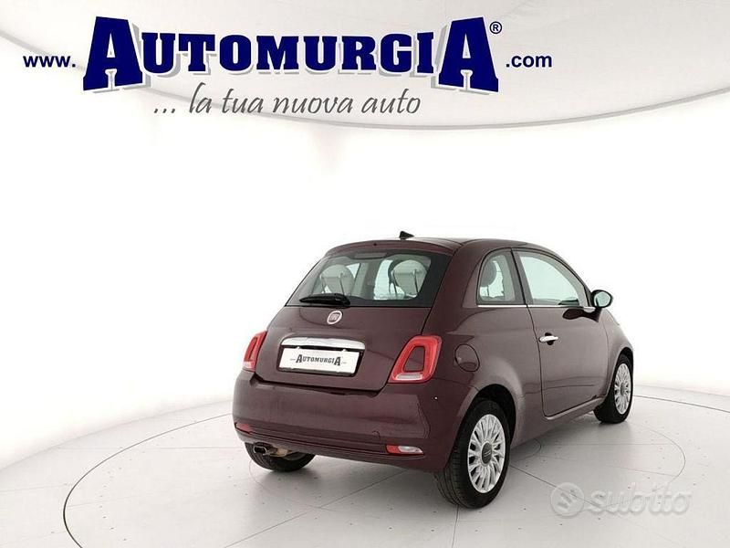 Usata Fiat 500 Lounge 69 CV (50 kW) 2019 Rosso Utilitaria