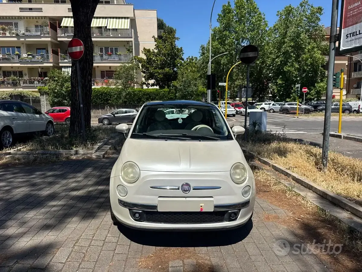 Usata Fiat 500 Lounge 75 CV (55 kW) 2009 Cabrio
