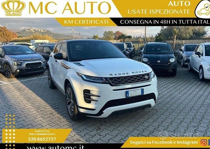 Bianco Usata 2019 Land Rover Range Rover evoque R-Dynamic SUV | 25.999 € (Ottimo prezzo) - Immagine 1/4