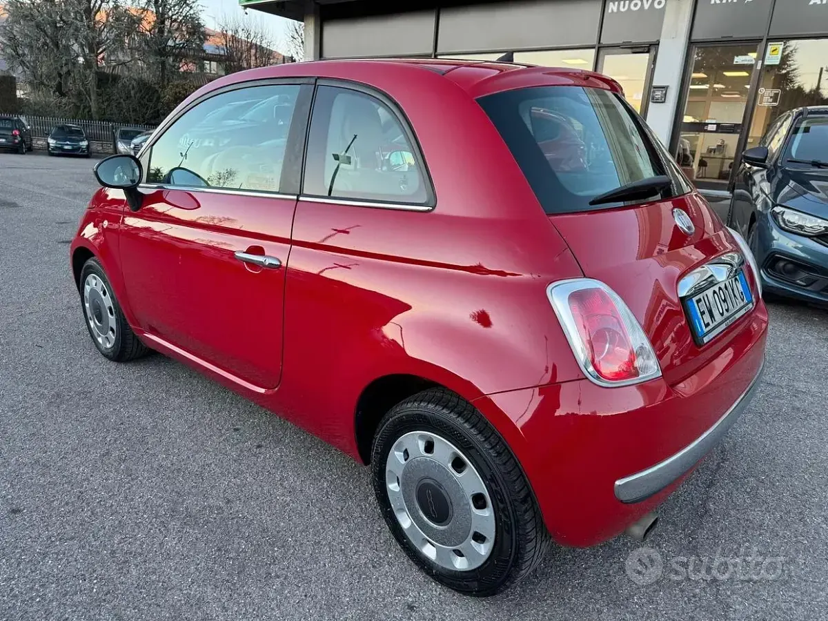 Usata Fiat 500 Lounge 69 CV (50 kW) 2014 Rosso Berlina