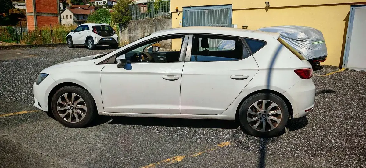 Usata Seat Leon Style 110 CV (80 kW) 2016 Bianco Berlina