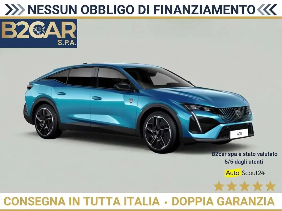 Usata Peugeot 408 GT GT 145 CV (106 kW) 2025 Blu/azzurro Berlina