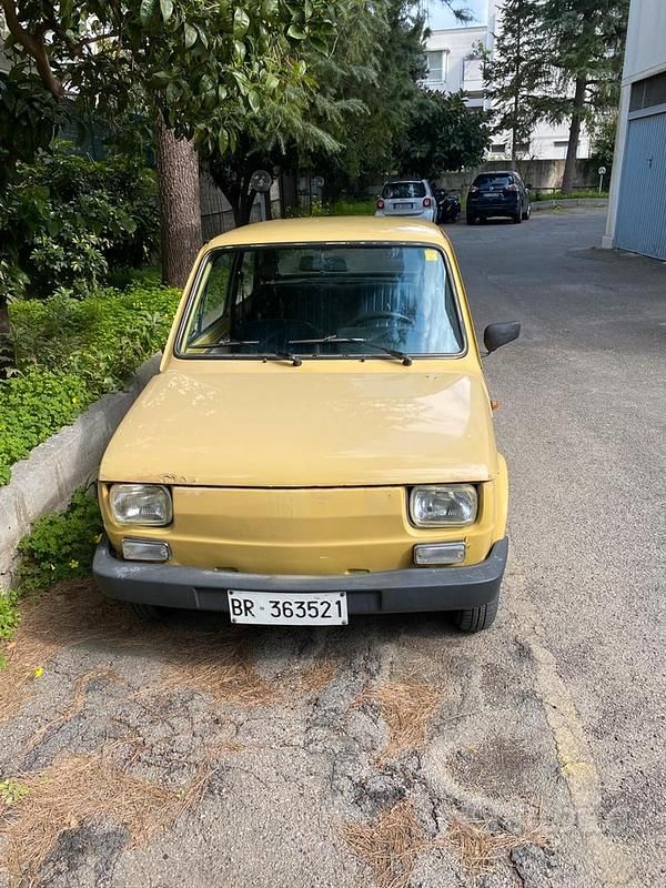 Usata Fiat 126 24 CV (17 kW) 1987 Giallo Utilitaria