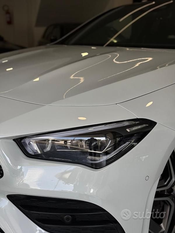 Usata Mercedes CLA200 Premium 150 CV (110 kW) 2021 Nero Berlina