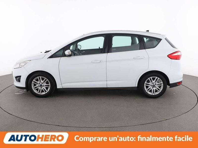 Usata Ford C-MAX Titanium 116 CV (85 kW) 2015 Bianco Monovolume
