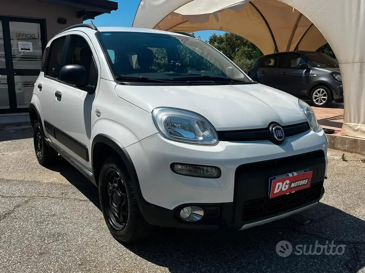 Usata Fiat Panda 4x4 S 95 CV (69 kW) 2018 Bianco Utilitaria