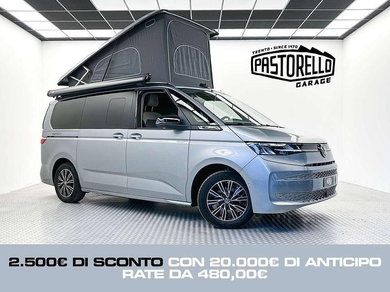 Usata VW California Beach 150 CV (110 kW) 2025 Argento Furgone