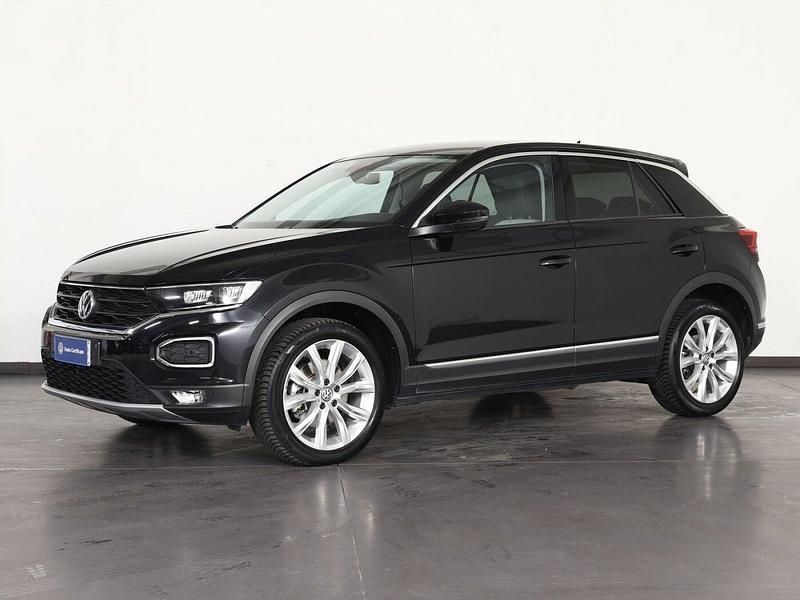 White silver nero Usata 2018 VW T-Roc Advance SUV | 21.000 € (Cara) - Immagine 1/4
