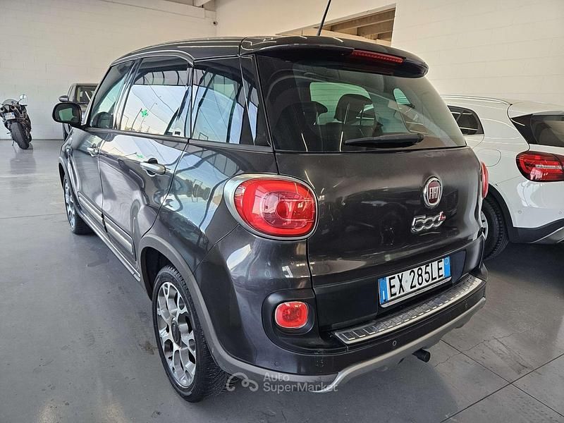 Usata Fiat 500L Living 84 CV (61 kW) 2015 Grigio scuro Monovolume