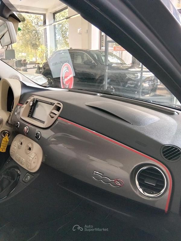 Begagnad Fiat 500C Lounge 69 HK (50 kW) 2015 Grå Cab
