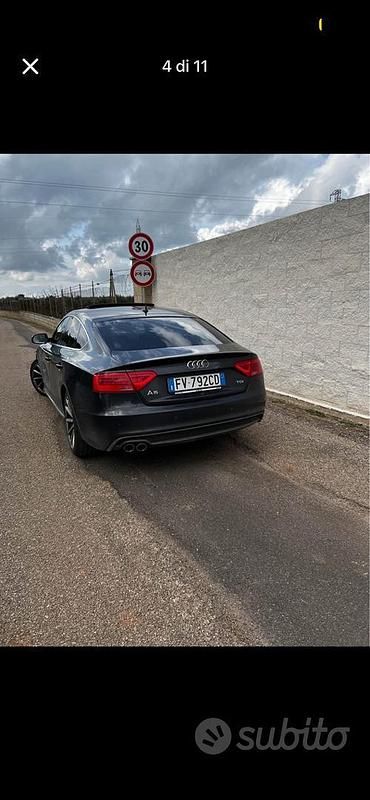 Usata Audi A5 S-Line 190 CV (139 kW) 2015 Blu Berlina