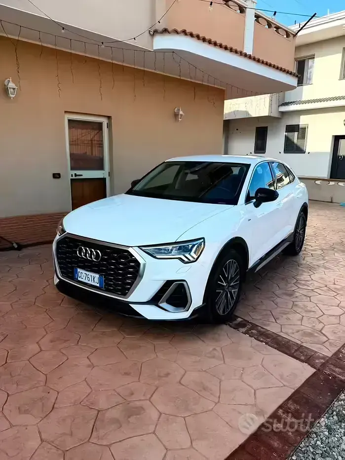 Usata Audi Q3 Sportback S-Line 150 CV (110 kW) 2020 Bianco SUV
