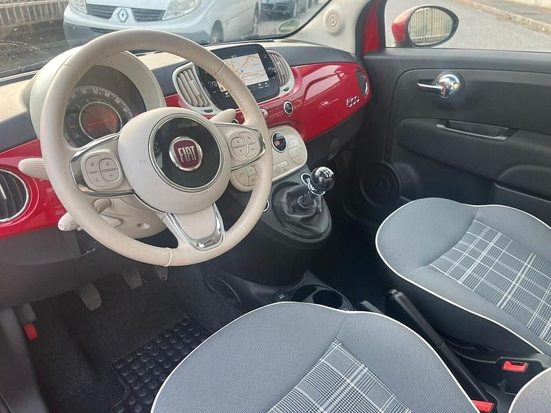 Rosso Usata 2018 Fiat 500 Tre volumi | 9950 € (Buon prezzo) - Immagine 1/4